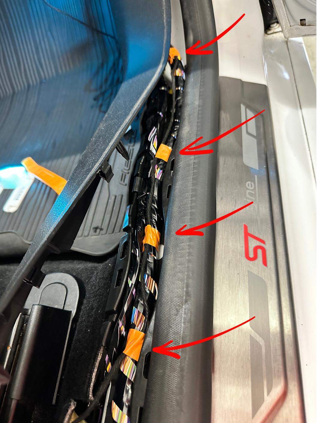How to Secure Wires After Installing Ambient Lighting?
